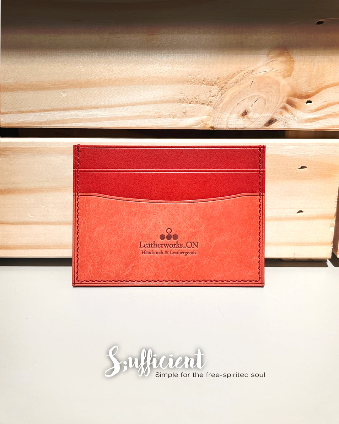 Hanmdmade card holder sufficient
