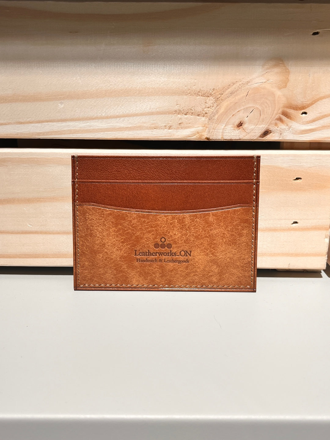 Hanmdmade card holder sufficient