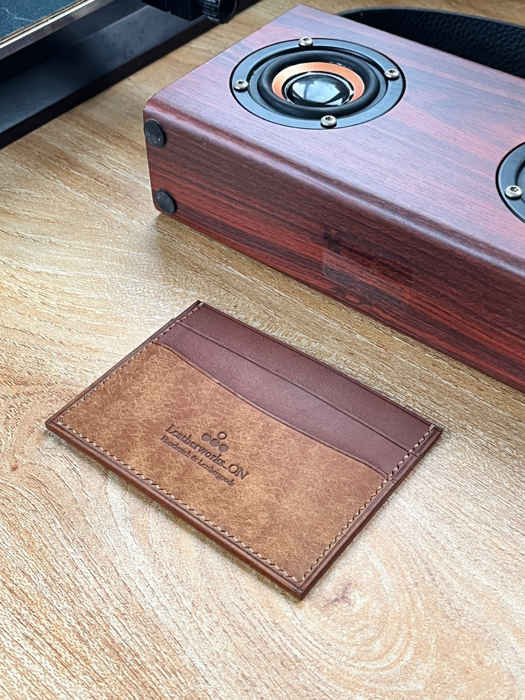 Hanmdmade card holder sufficient