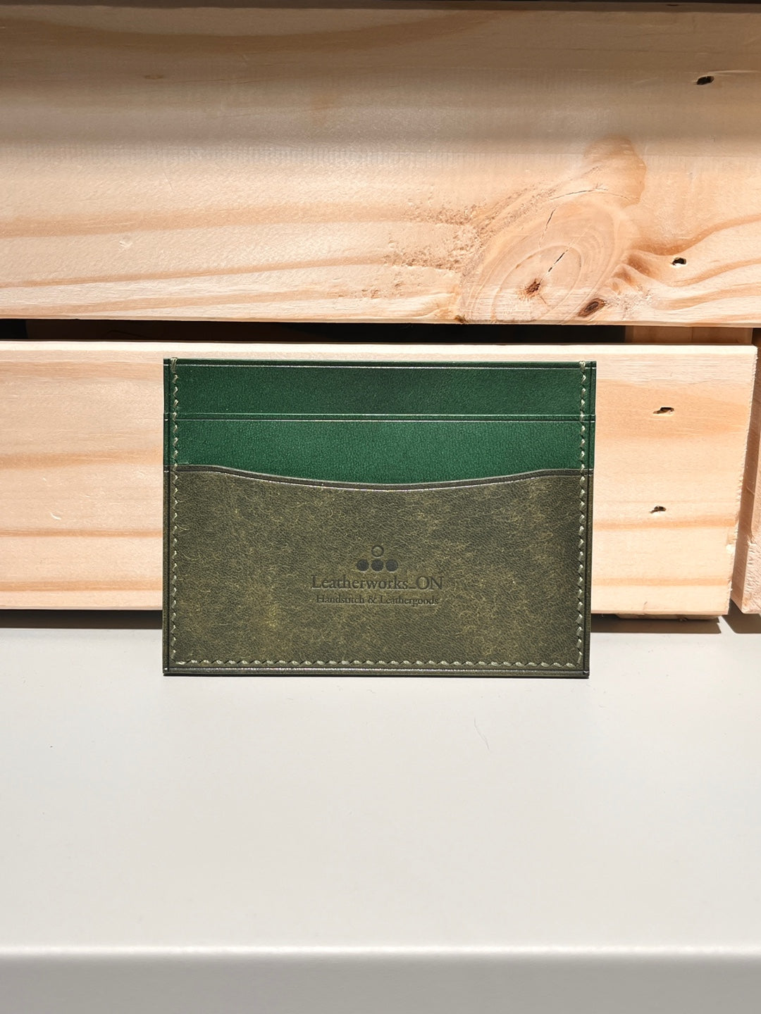 Hanmdmade card holder sufficient